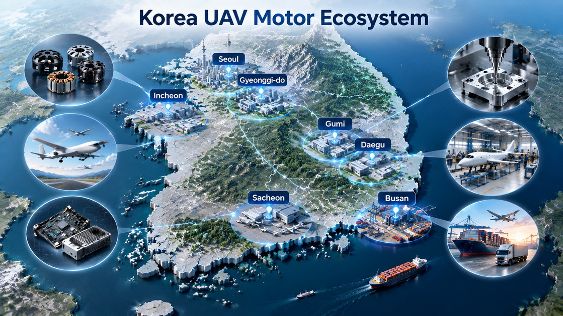 Korea UAV Motor Industry Map Korea UAV Motor Industry Map