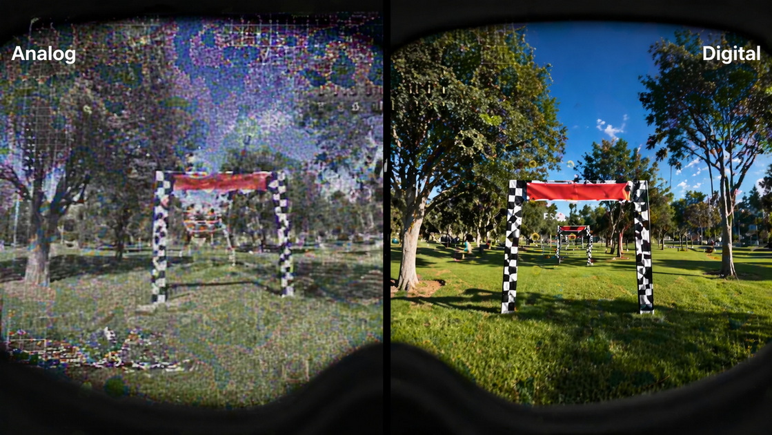 Analog And Digital FPV View Example Analog And Digital FPV View Example