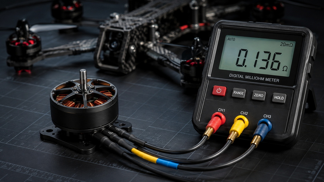 FPV Drone Motor Resistance Testing FPV Drone Motor Resistance Testing