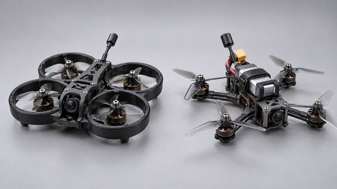 Compact Cinewhoop And Lightweight FPV Drone Compact Cinewhoop And Lightweight FPV Drone