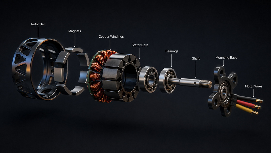 FPV Motor Internal Structure FPV Motor Internal Structure