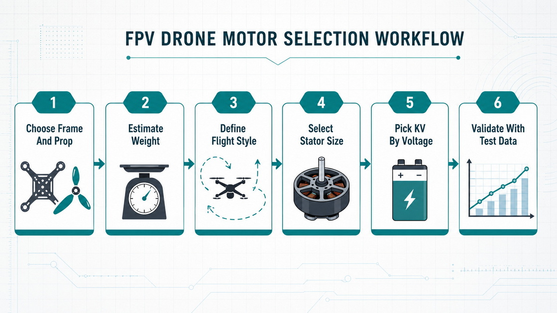 FPV Motor Sizing Workflow FPV Motor Sizing Workflow