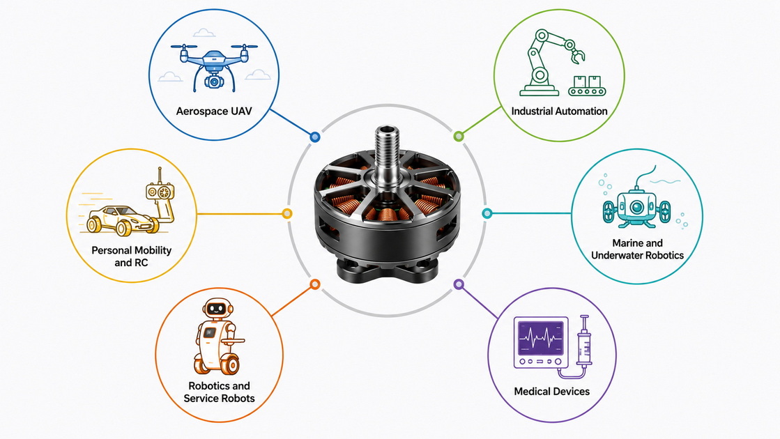 Brushless Motor Industry Applications Map Brushless Motor Industry Applications Map