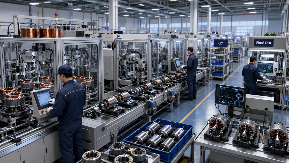 Brushless Motor Factory Production Line Brushless Motor Factory Production Line