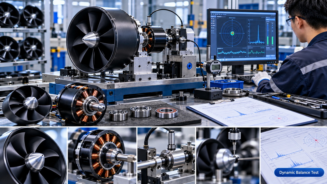 EDF Motor Quality And Balance Testing EDF Motor Quality And Balance Testing