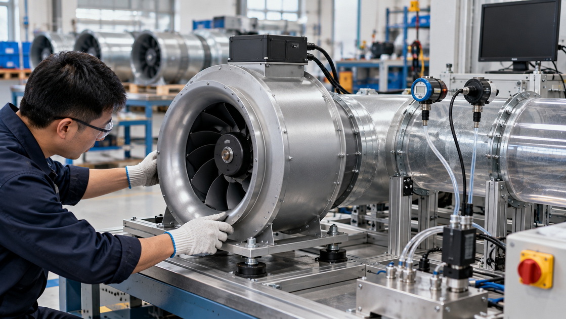 Industrial Duct Fan Inspection Industrial Duct Fan Inspection