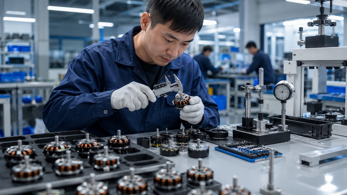 Drone Motor Factory Quality Inspection Drone Motor Factory Quality Inspection