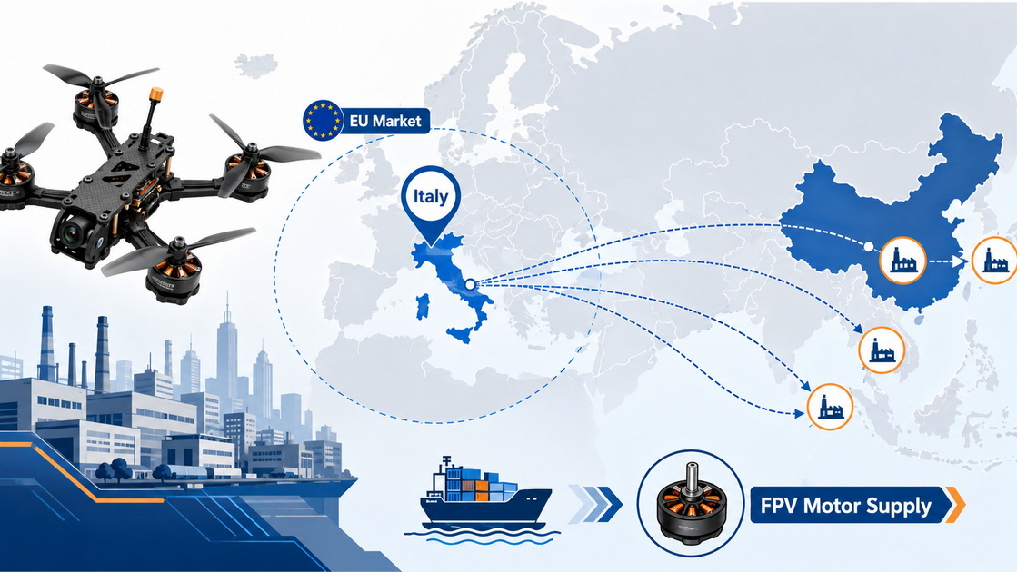 Italy FPV Motor Sourcing Map Italy FPV Motor Sourcing Map