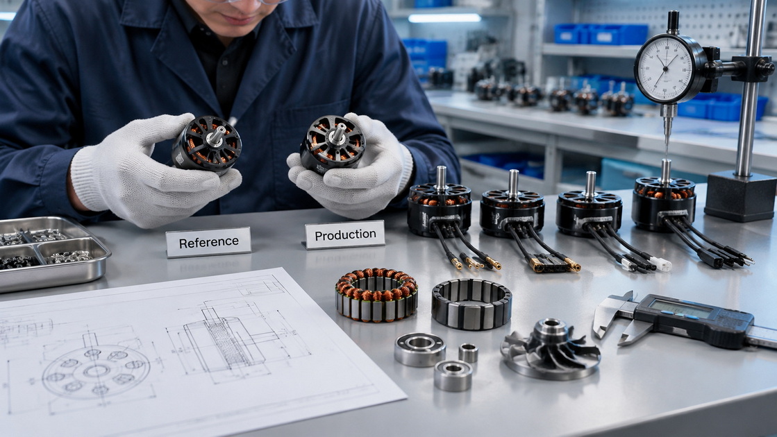 Approved Motor Sample and Production Consistency Approved Motor Sample and Production Consistency