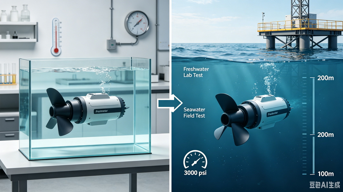 Underwater Thruster Stress Test Underwater Thruster Stress Test
