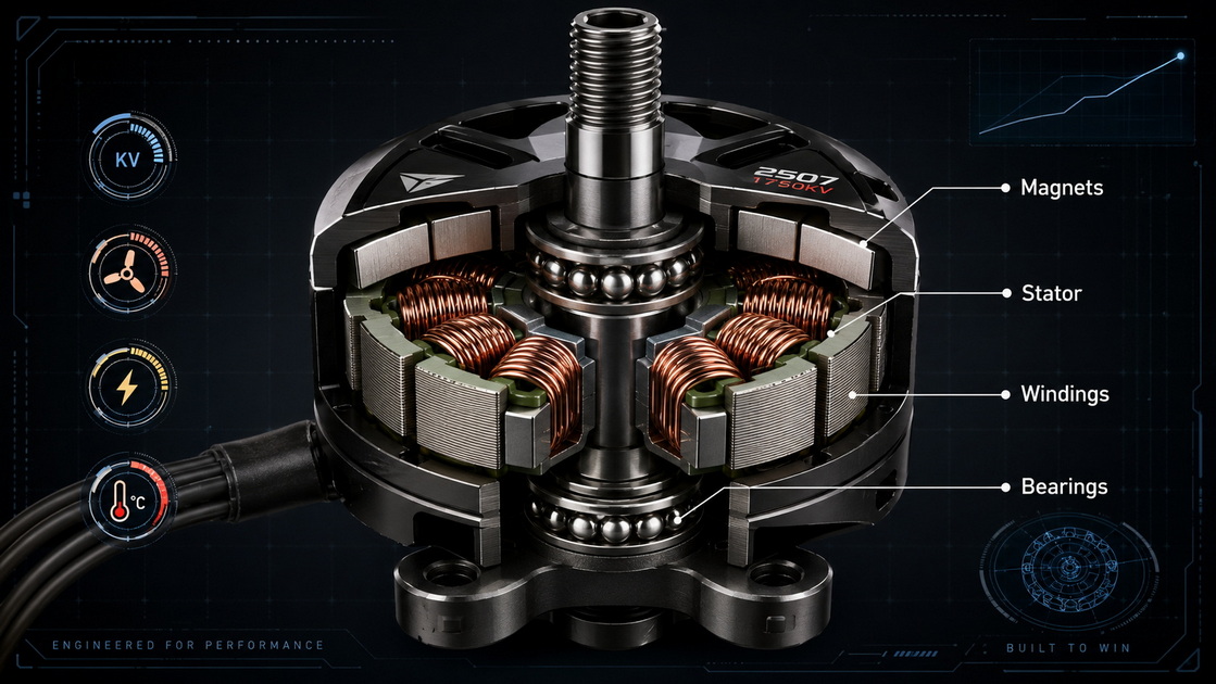 FPV Drone Motor Anatomy FPV Drone Motor Anatomy