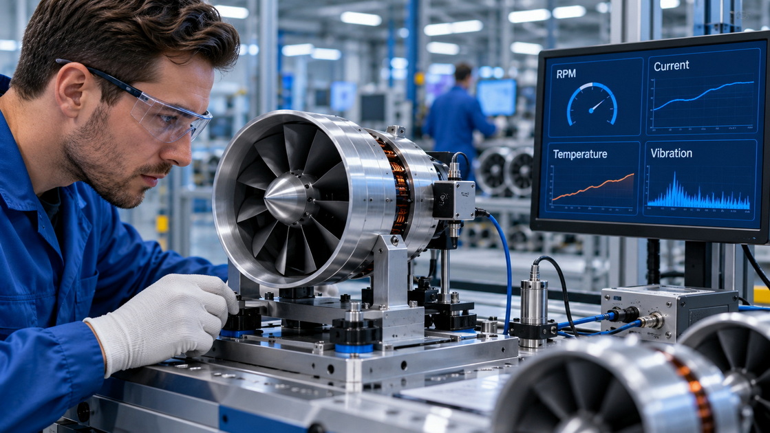 Educted Fan Motor Quality Inspection Educted Fan Motor Quality Inspection