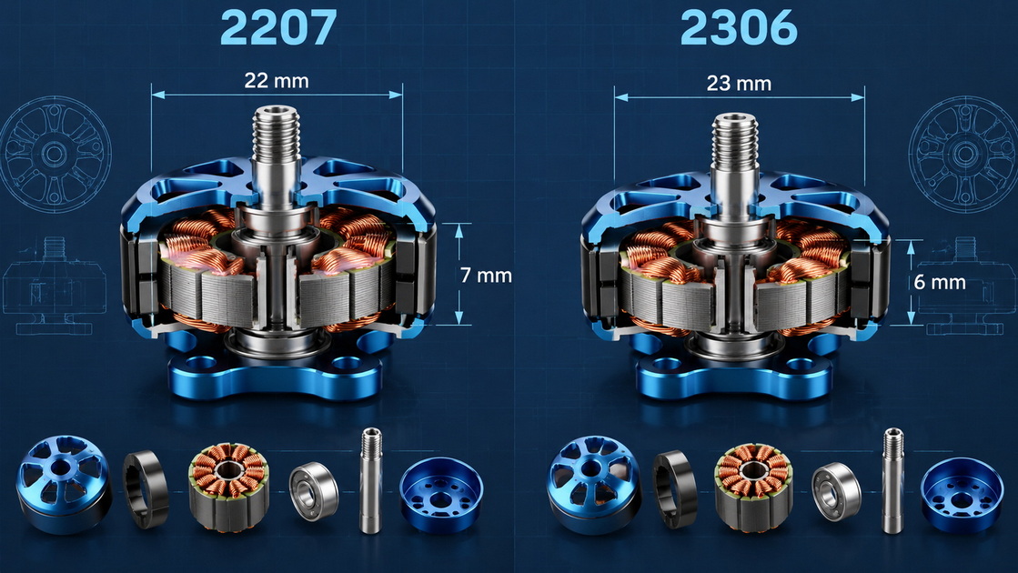 FPV Motor Stator Size Comparison FPV Motor Stator Size Comparison
