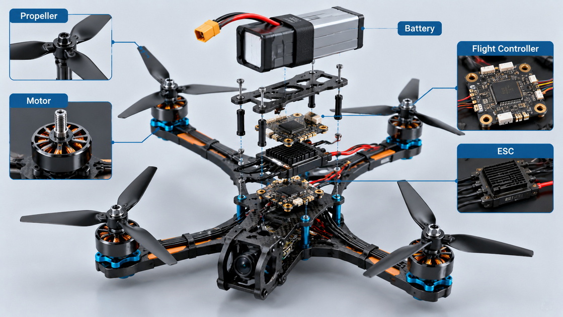 FPV Drone Motor Power System FPV Drone Motor Power System