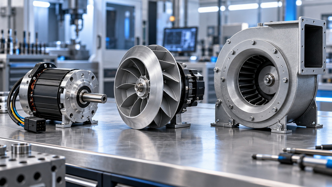 Precision Fan Motor and Blower Components Precision Fan Motor and Blower Components