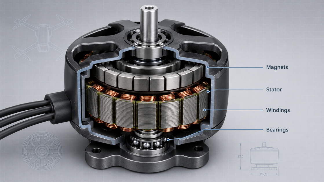 Brushless Motor Internal Structure Brushless Motor Internal Structure