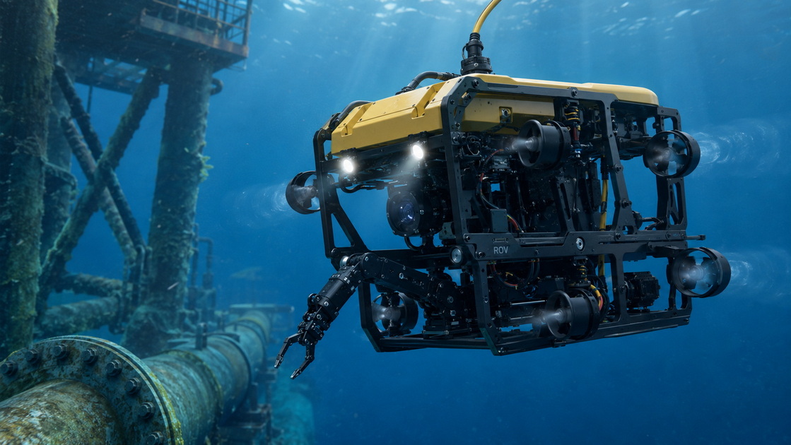 ROV Underwater Thruster Operation ROV Underwater Thruster Operation
