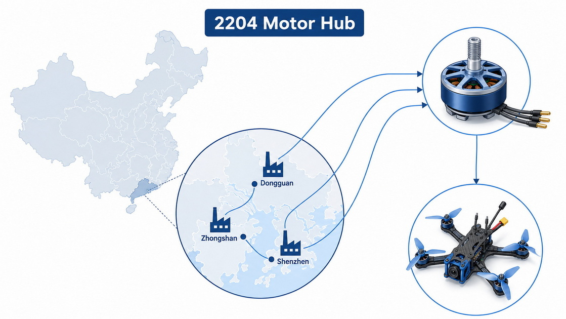 China 2204 Motor Manufacturing Cluster China 2204 Motor Manufacturing Cluster