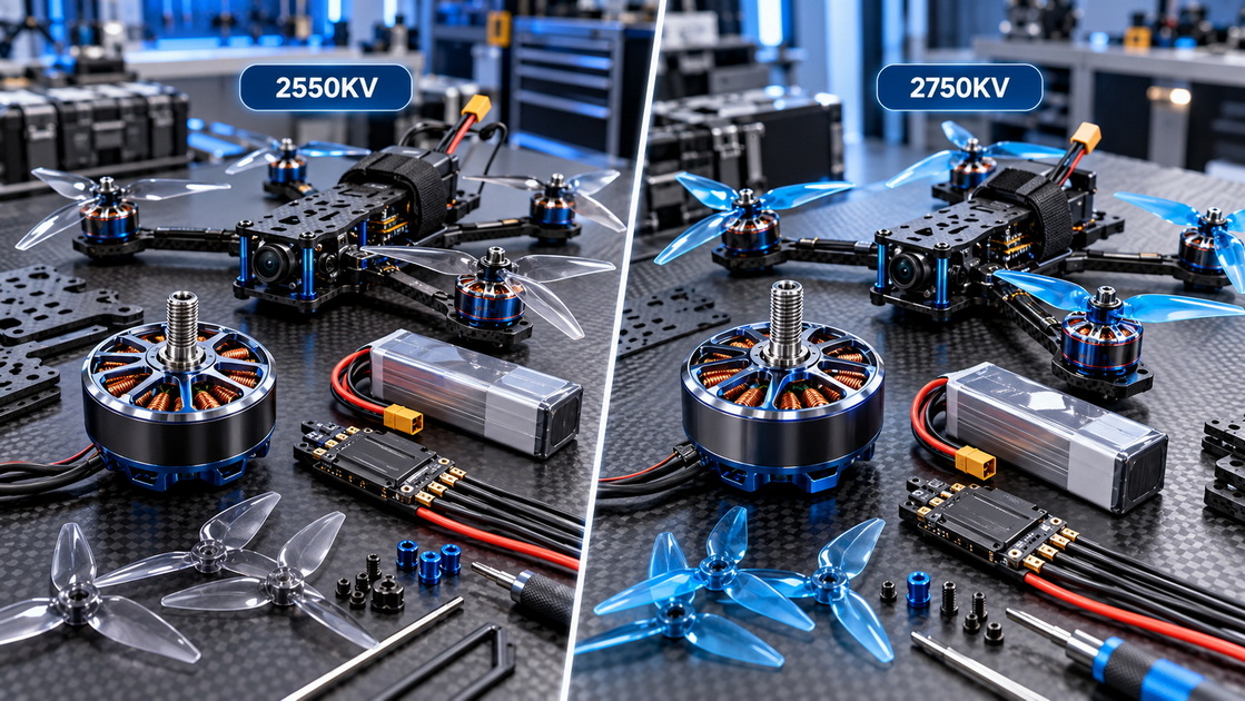 2550KV And 2750KV FPV Motor Comparison 2550KV And 2750KV FPV Motor Comparison