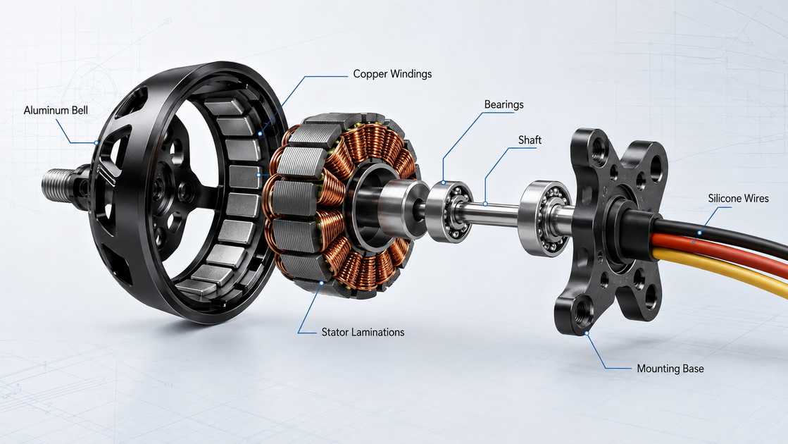 FPV Motor Internal Structure FPV Motor Internal Structure