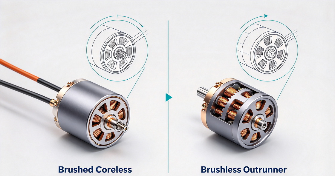 Coreless And Brushless Drone Motor Comparison Coreless And Brushless Drone Motor Comparison