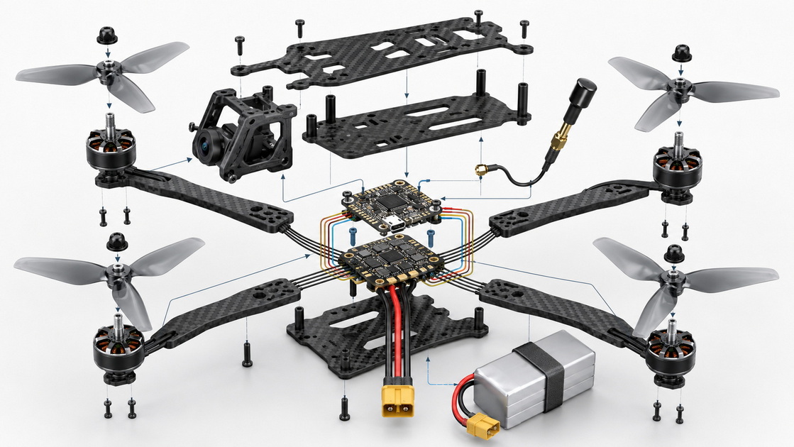 FPV Drone Power System Components FPV Drone Power System Components