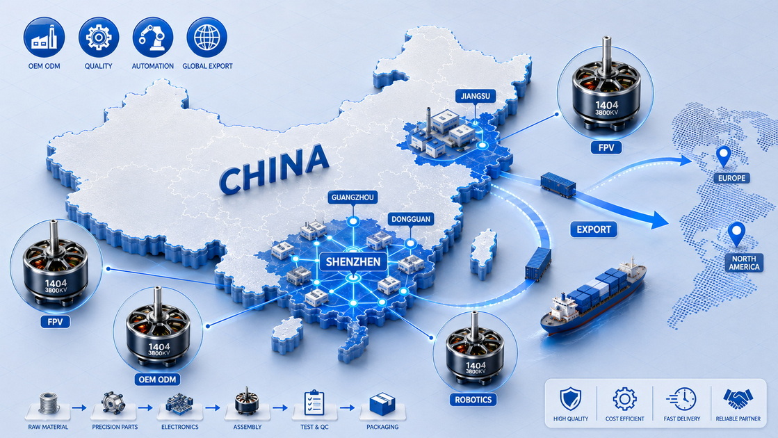 China 1404 Motor Manufacturing Hub China 1404 Motor Manufacturing Hub