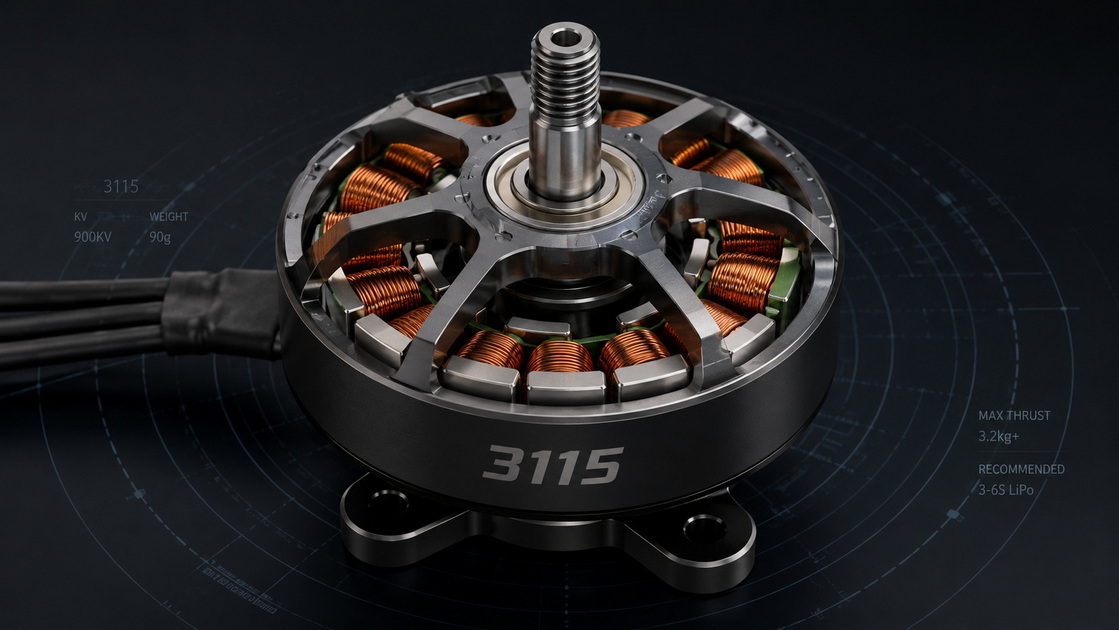 3115 Drone Motor Close Up 3115 Drone Motor Close Up