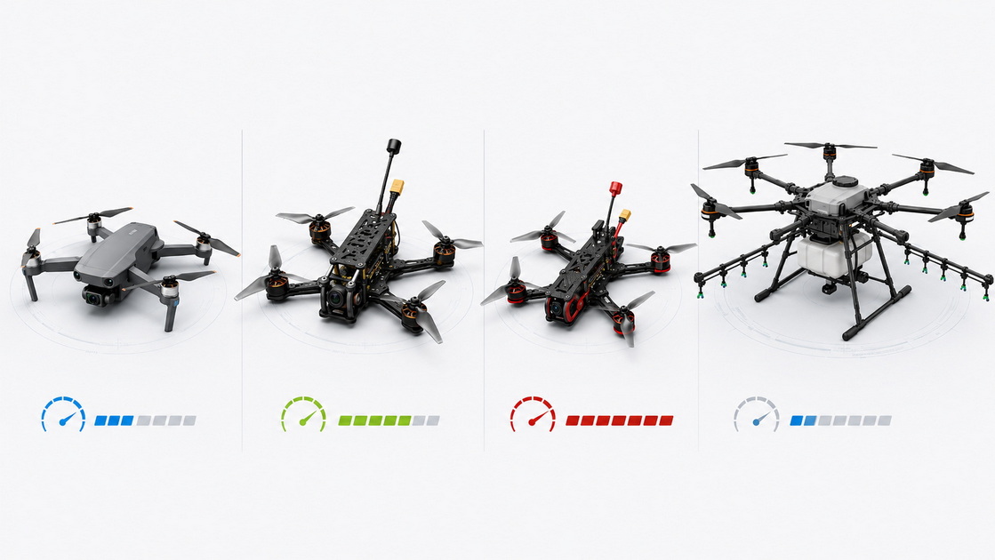 Drone Types And Flight Speed Comparison Drone Types And Flight Speed Comparison