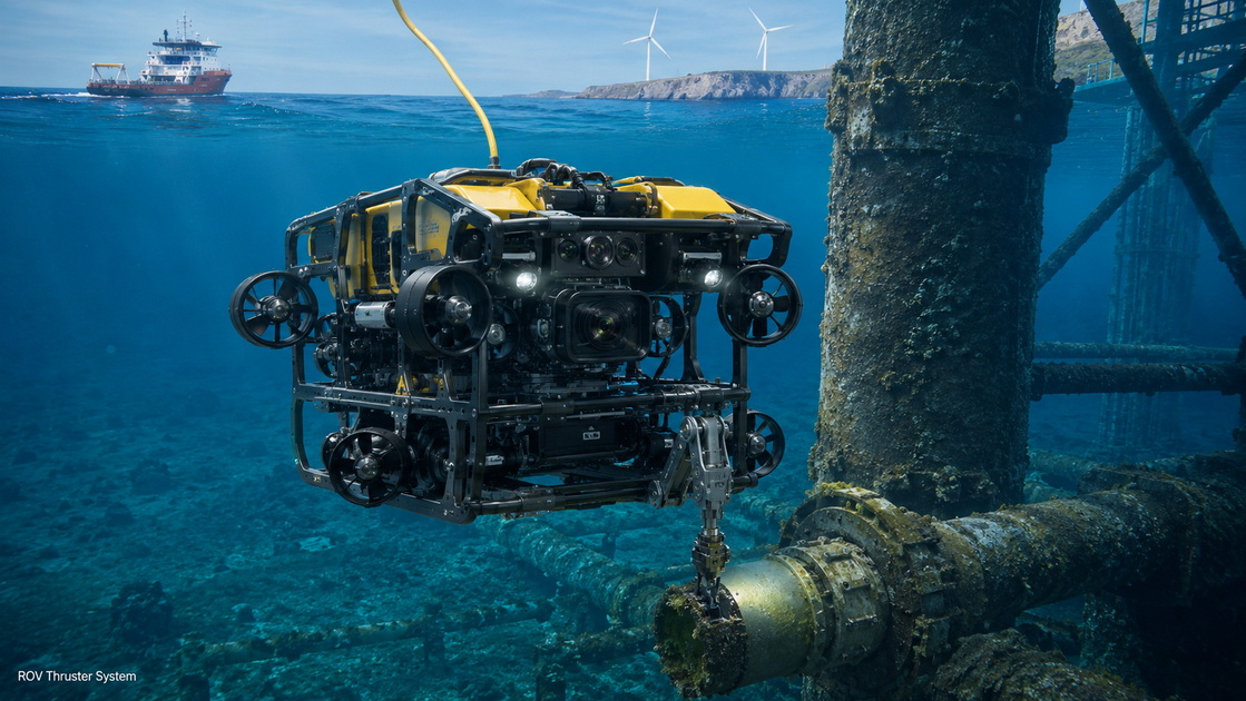 ROV Underwater Thruster Operation In Portugal ROV Underwater Thruster Operation In Portugal