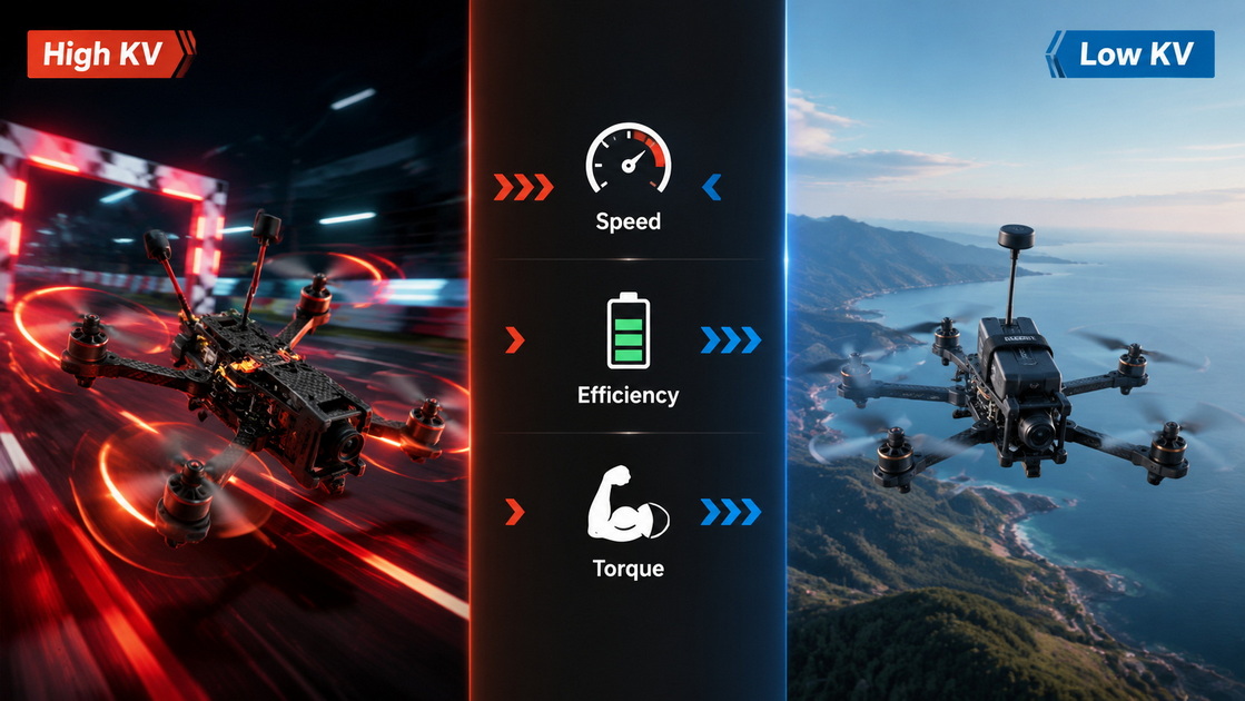 High KV Versus Low KV Motors High KV Versus Low KV Motors