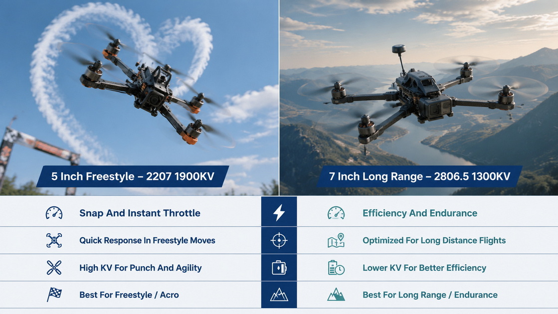 Freestyle Long Range Motor Choice Freestyle Long Range Motor Choice