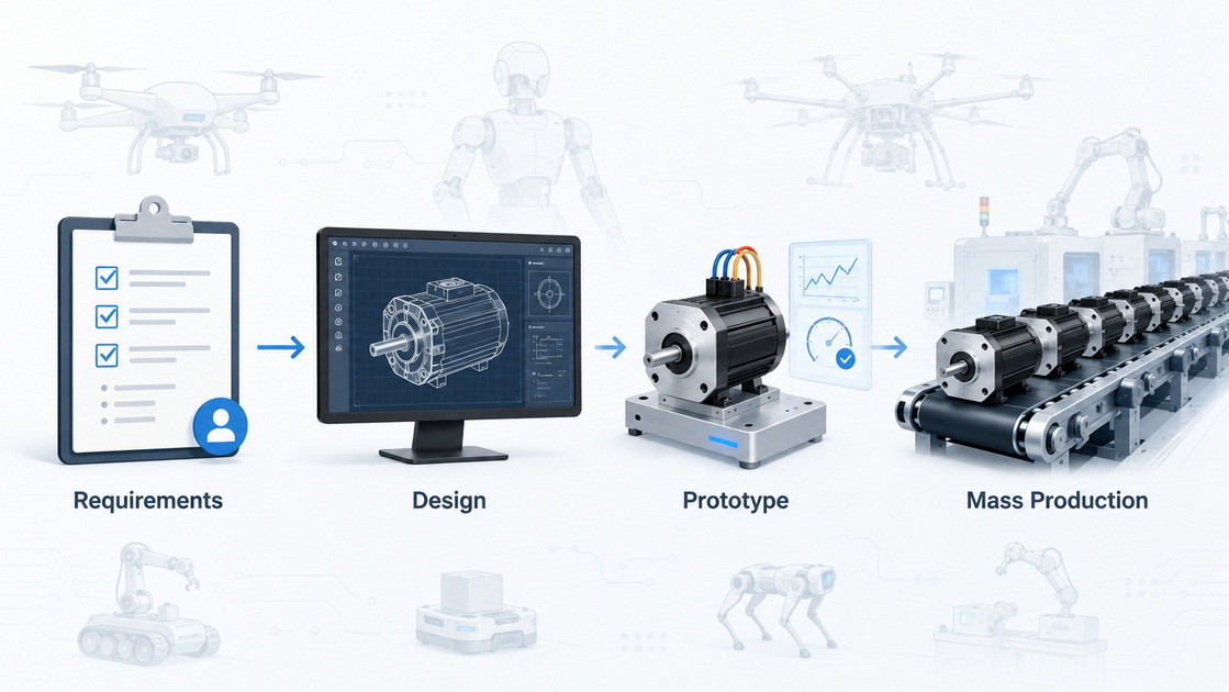 OEM ODM Motor Development Workflow OEM ODM Motor Development Workflow