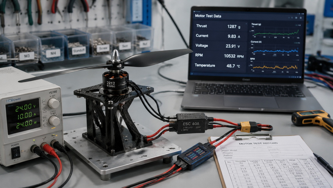 FPV Motor Thrust Test Bench FPV Motor Thrust Test Bench