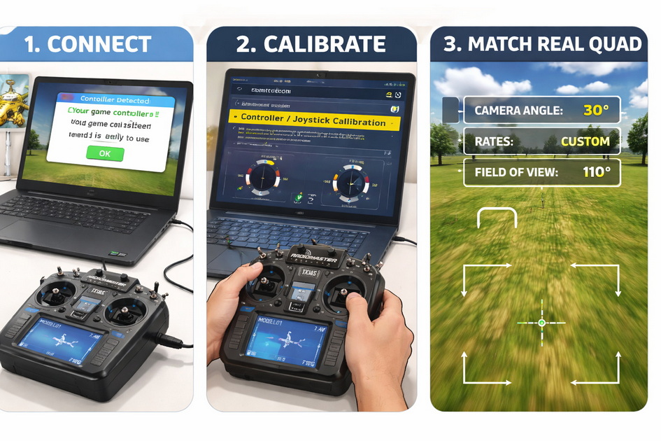 FPV Radio Setup With Simulator Guide