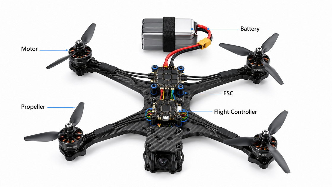 FPV Drone Motor And Propulsion System