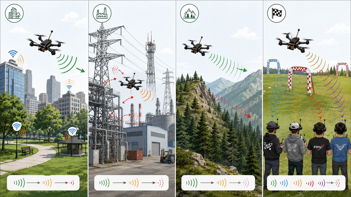 FPV Environment Interference Scenarios