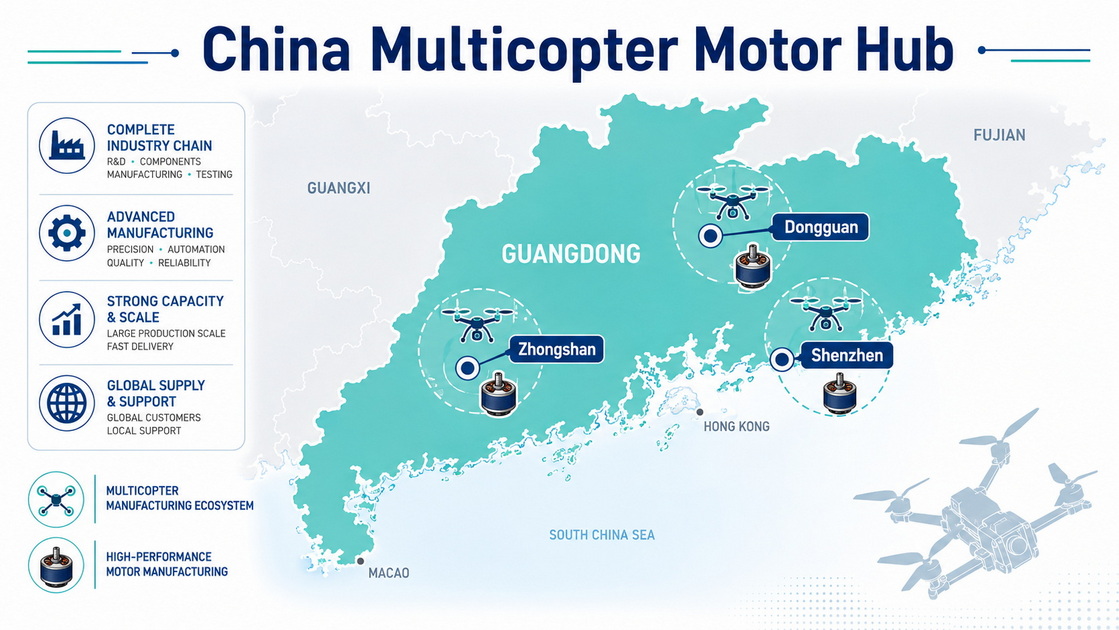 China Multicopter Motor Industry Map