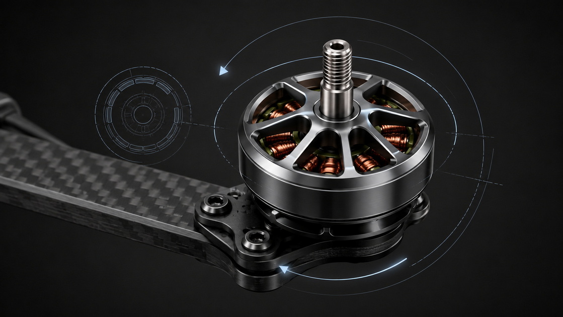 FPV Racing Motor Detail View