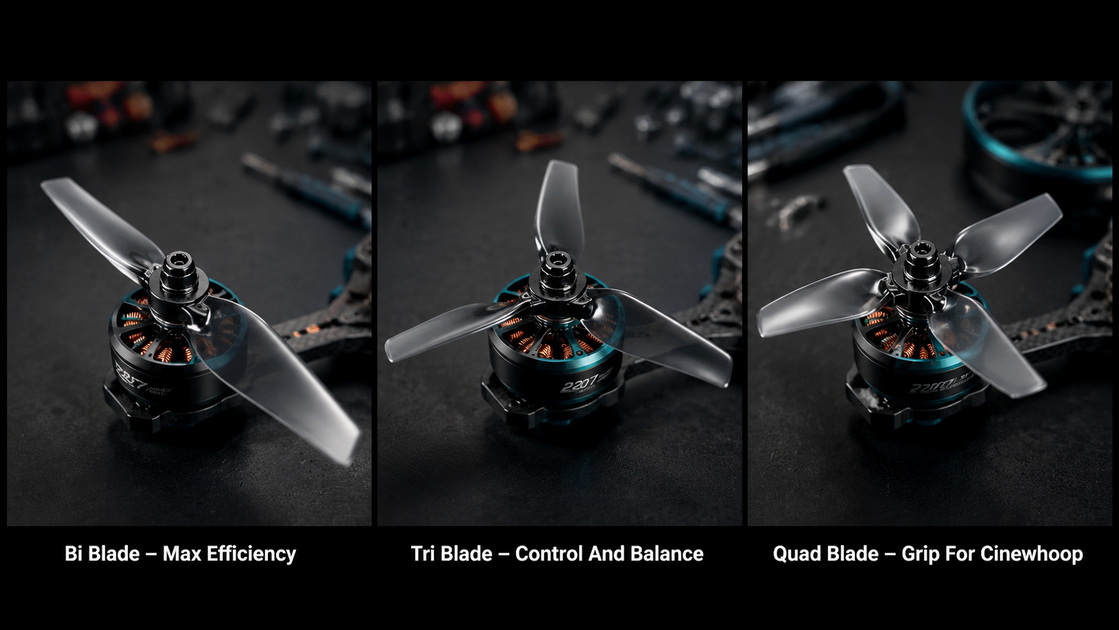 FPV Prop Blade Count Comparison FPV Prop Blade Count Comparison