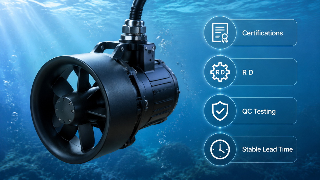 Underwater Thruster Supplier Evaluation