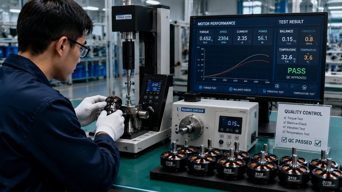 Drone Motor Quality Inspection