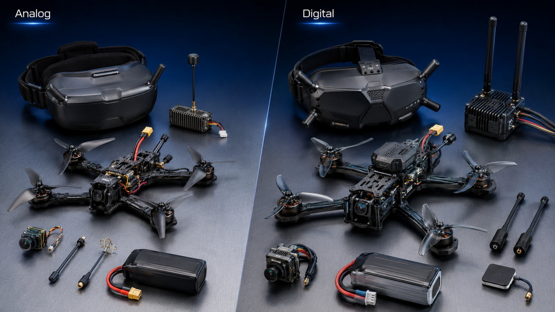 Analog And Digital FPV System Comparison Analog And Digital FPV System Comparison