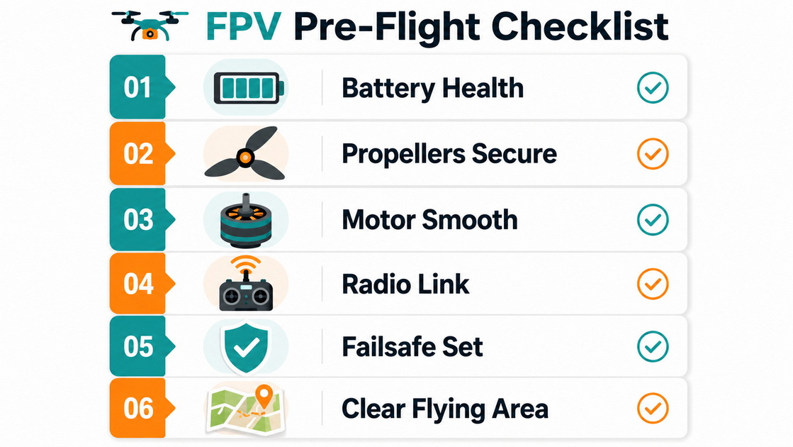 FPV Pre Flight Safety Checklist