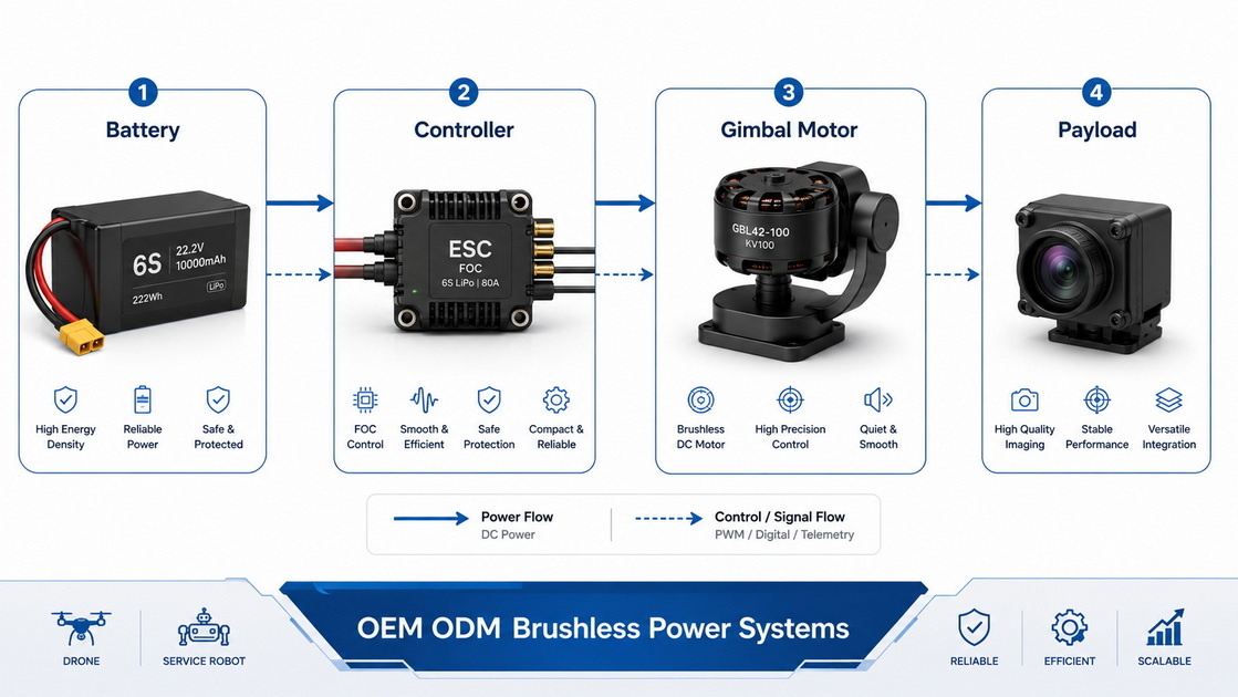 Integrated Brushless Power System