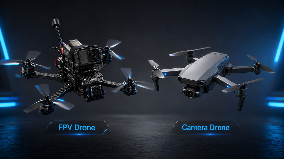 FPV Drone And Normal Drone Comparison