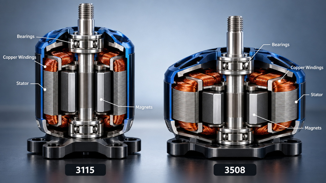 Drone Motor Stator Geometry Comparison