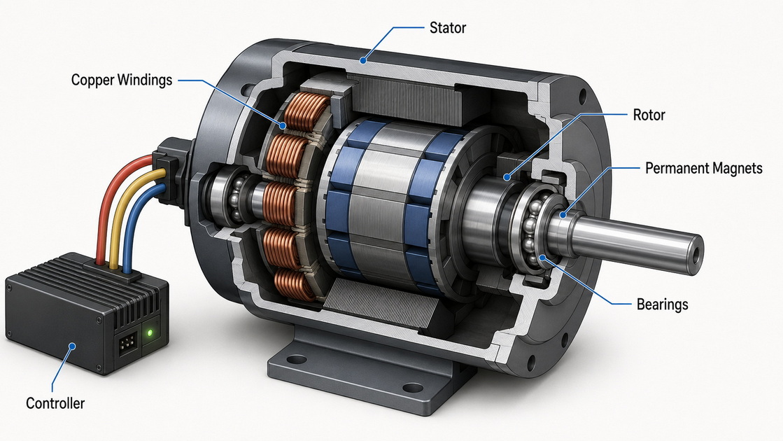 BLDC Motor Structure Overview