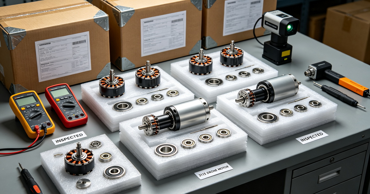 Drone Motor Packaging And Testing