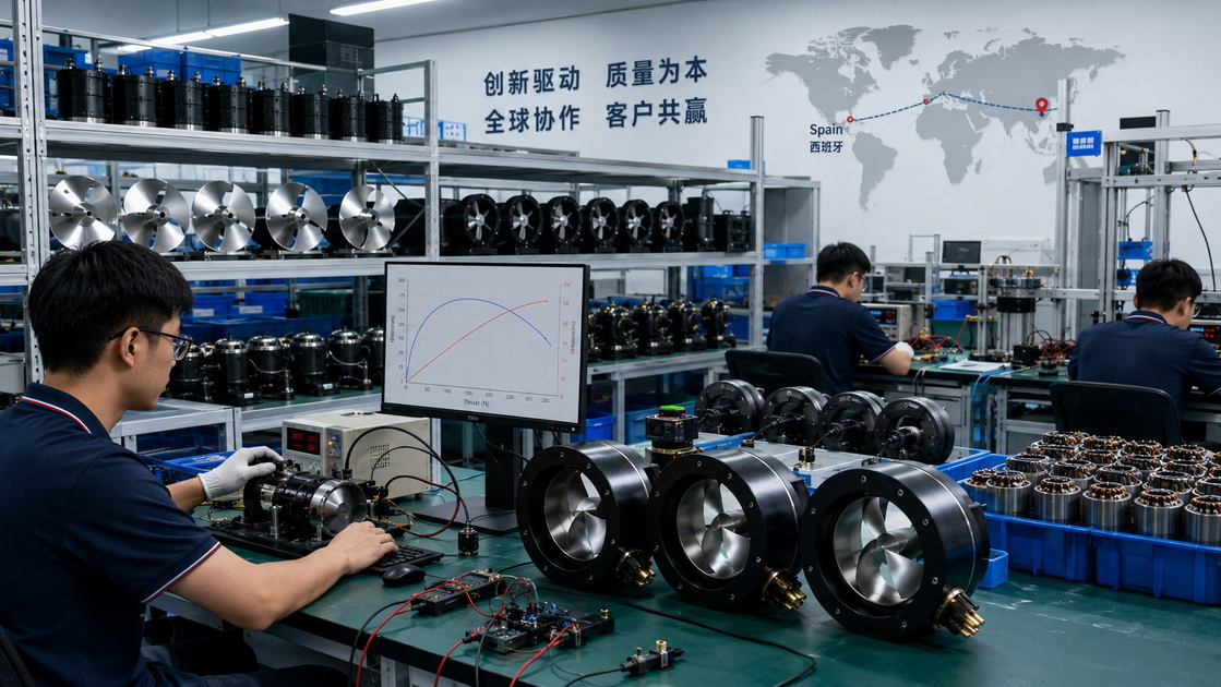 Brushless Motor Underwater Thruster OEM Production
